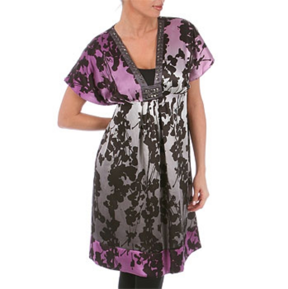 Hale Bob Silk Charmeuse Dress
